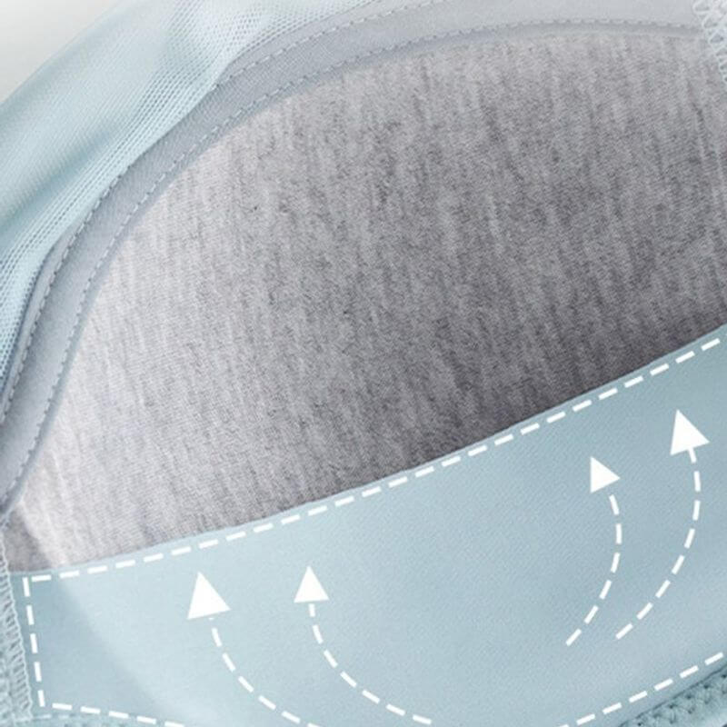 Plus Size Full Coverage Sexy Ice Silk Sleeping Bra