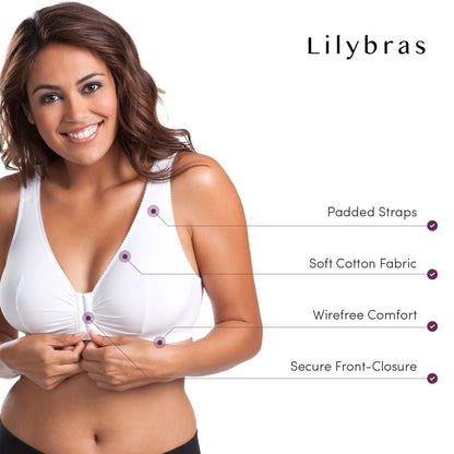 Front Closure Cotton Bra-Perfect Post Surgery Bra