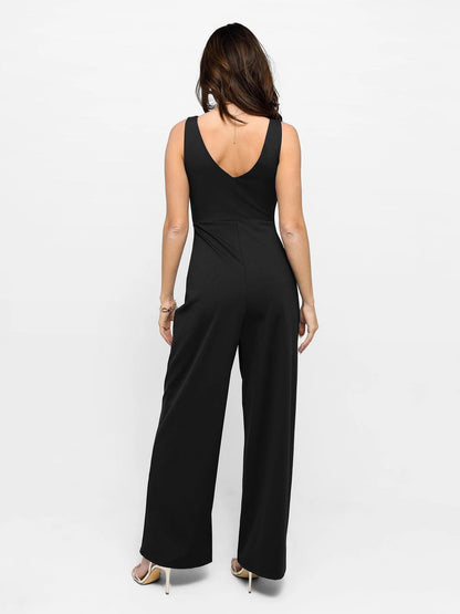 Shapewear Slimming Wide-Leg Jumpsuit