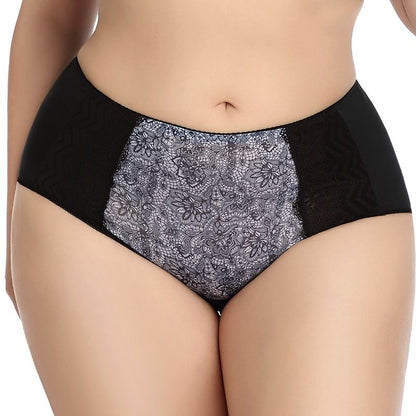 (3-Pack) Women's High-Waisted Lace Moisture-Wicking Panties