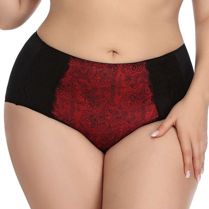 (3-Pack) Women's High-Waisted Lace Moisture-Wicking Panties