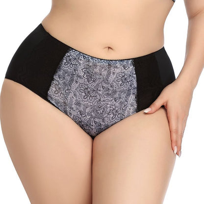 (3-Pack) Women's High-Waisted Lace Moisture-Wicking Panties