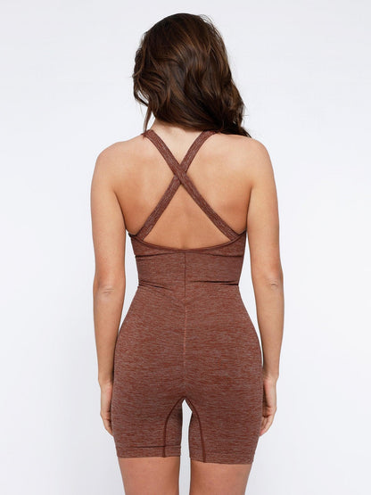 Shapewear Seamless Sport Crossback Romper