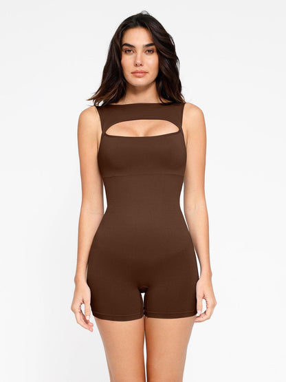 Shapewear Seamless Tummy Control Cut-Out Romper