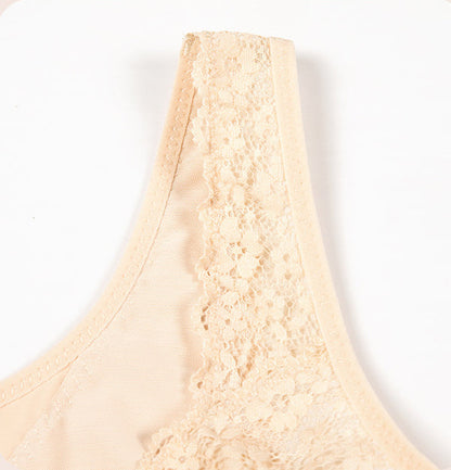 FULL COVERAGE FRONT HOOKS LACE BRA