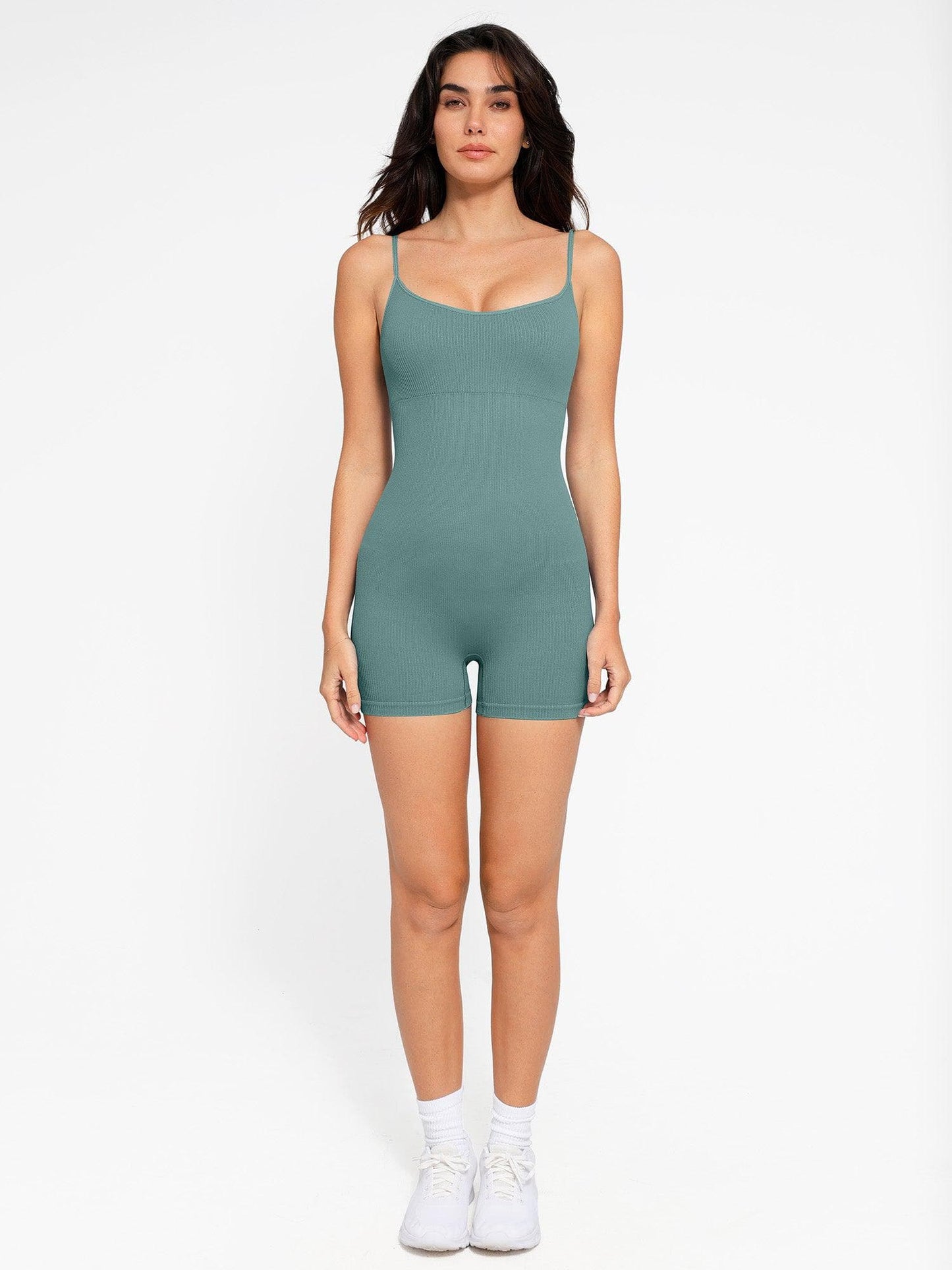 Shapewear Seamless Rib Strappy Romper