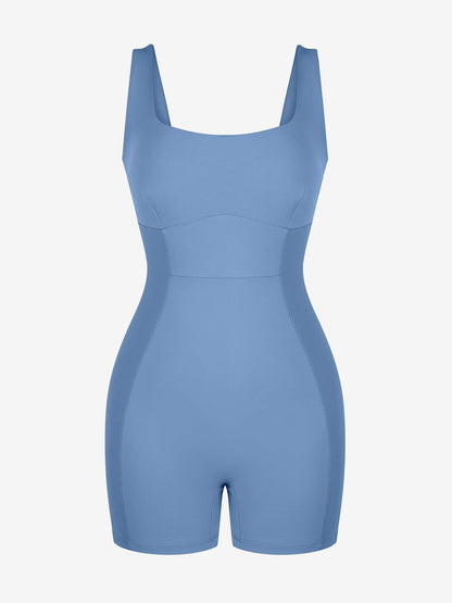 Shapewear Square Neck Strappy Romper