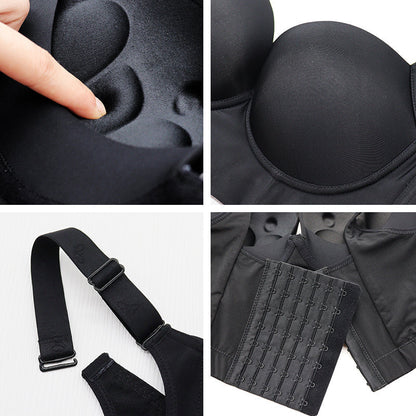 Fashion Deep Cup Bra-Bra with shapewear incorporated