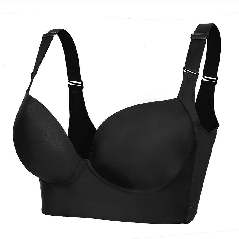 Fashion Deep Cup Bra-Bra with shapewear incorporated