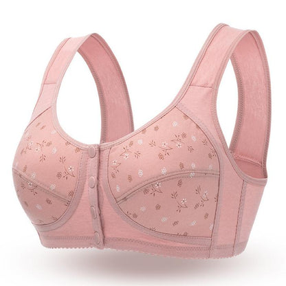 Daisy Bra-Women's Everyday Full Coverage Comfort Front Button Bra(BUY 1 GET 1 FREE)-pink