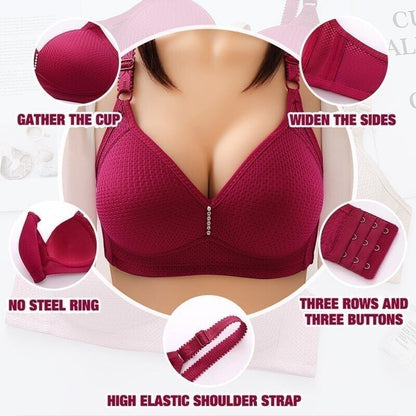 Plus size comfortable wireless bra(BUY 1 GET 2 FREE)