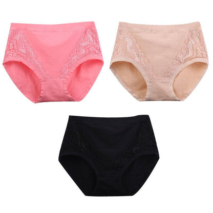 2023 Plus Size High Waist Leak Proof Cotton Panties