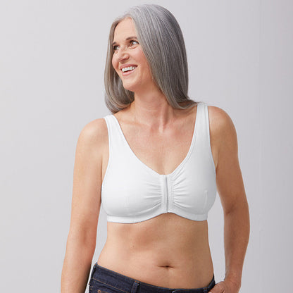 Front Closure Cotton Bra-Perfect Post Surgery Bra